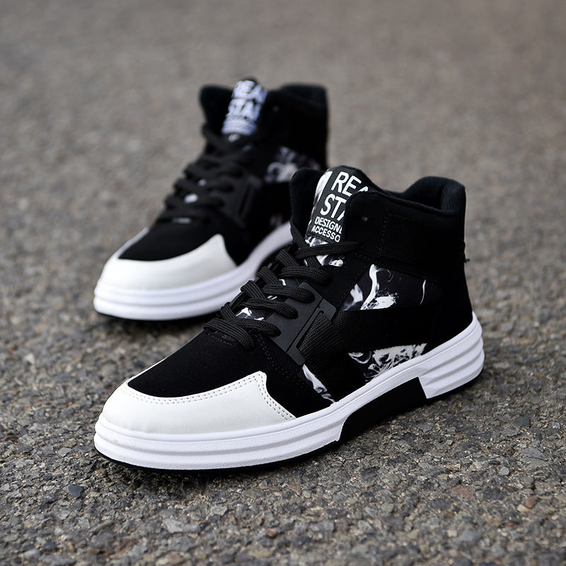 VERALEZ™ StealthCore – Camouflage High-Top Lace-Up Sneakers