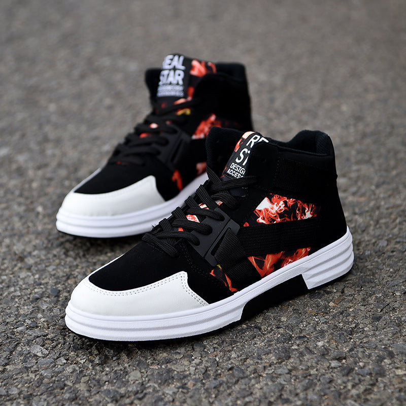 VERALEZ™ StealthCore – Camouflage High-Top Lace-Up Sneakers