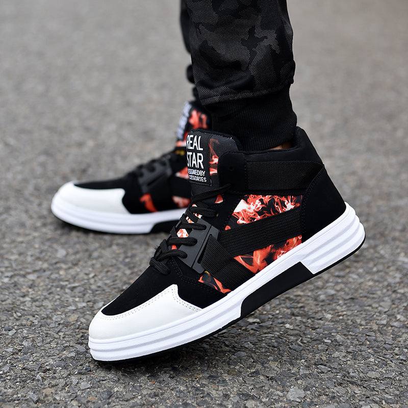 VERALEZ™ StealthCore – Camouflage High-Top Lace-Up Sneakers
