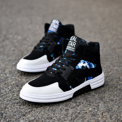 VERALEZ™ StealthCore – Camouflage High-Top Lace-Up Sneakers