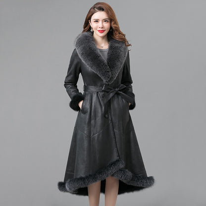 VERALEZ™ FurÉlise – Luxe Thickened Real Fur Winter Coat for Women