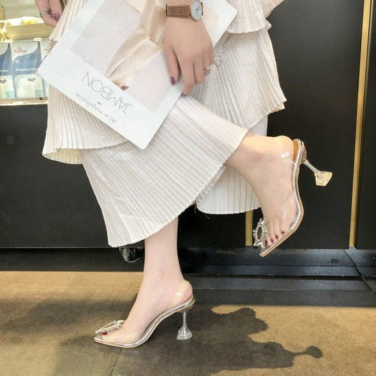 VERALEZ™ CrystalGlide – Fashion Transparent Heels for Women