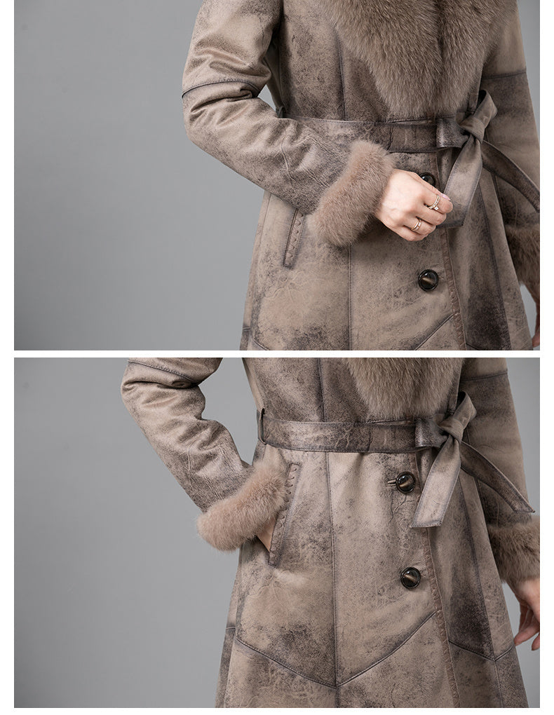 VERALEZ™ FurÉlise – Luxe Thickened Real Fur Winter Coat for Women